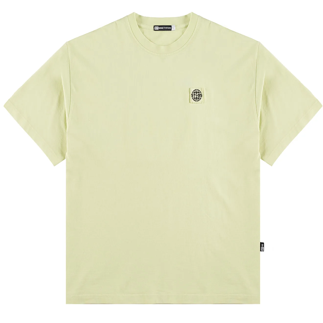 ST95 Urano Patch Oversized SS T-shirt Pale Green