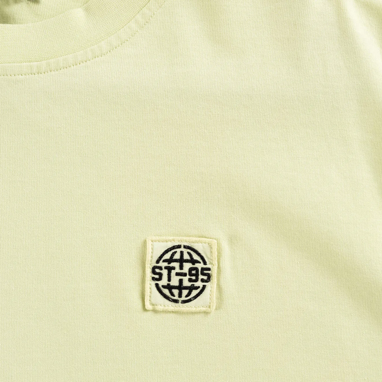 ST95 Urano Patch Oversized SS T-shirt Pale Green