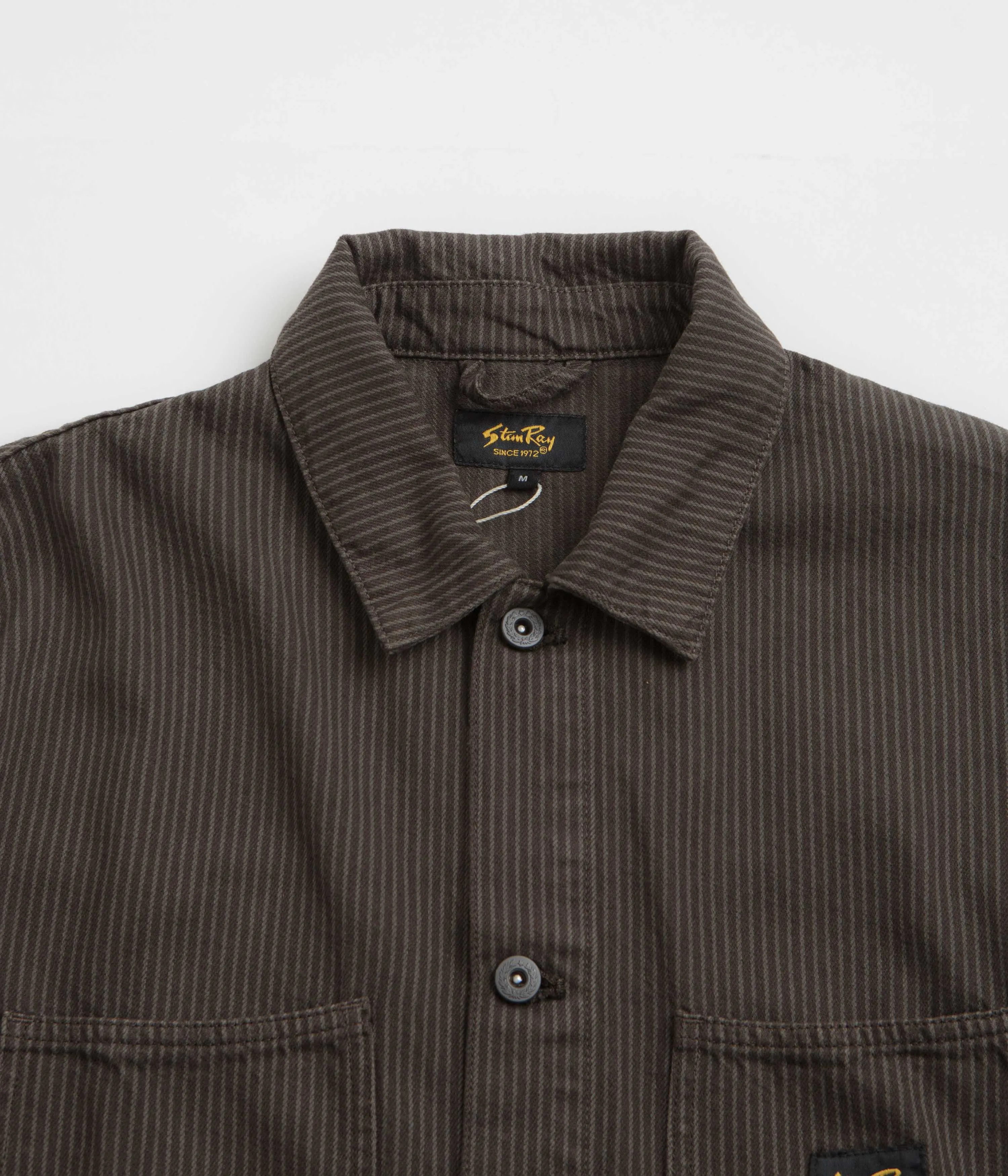 Stan Ray Coverall Jacket - Overdyed Charcoal Hickory