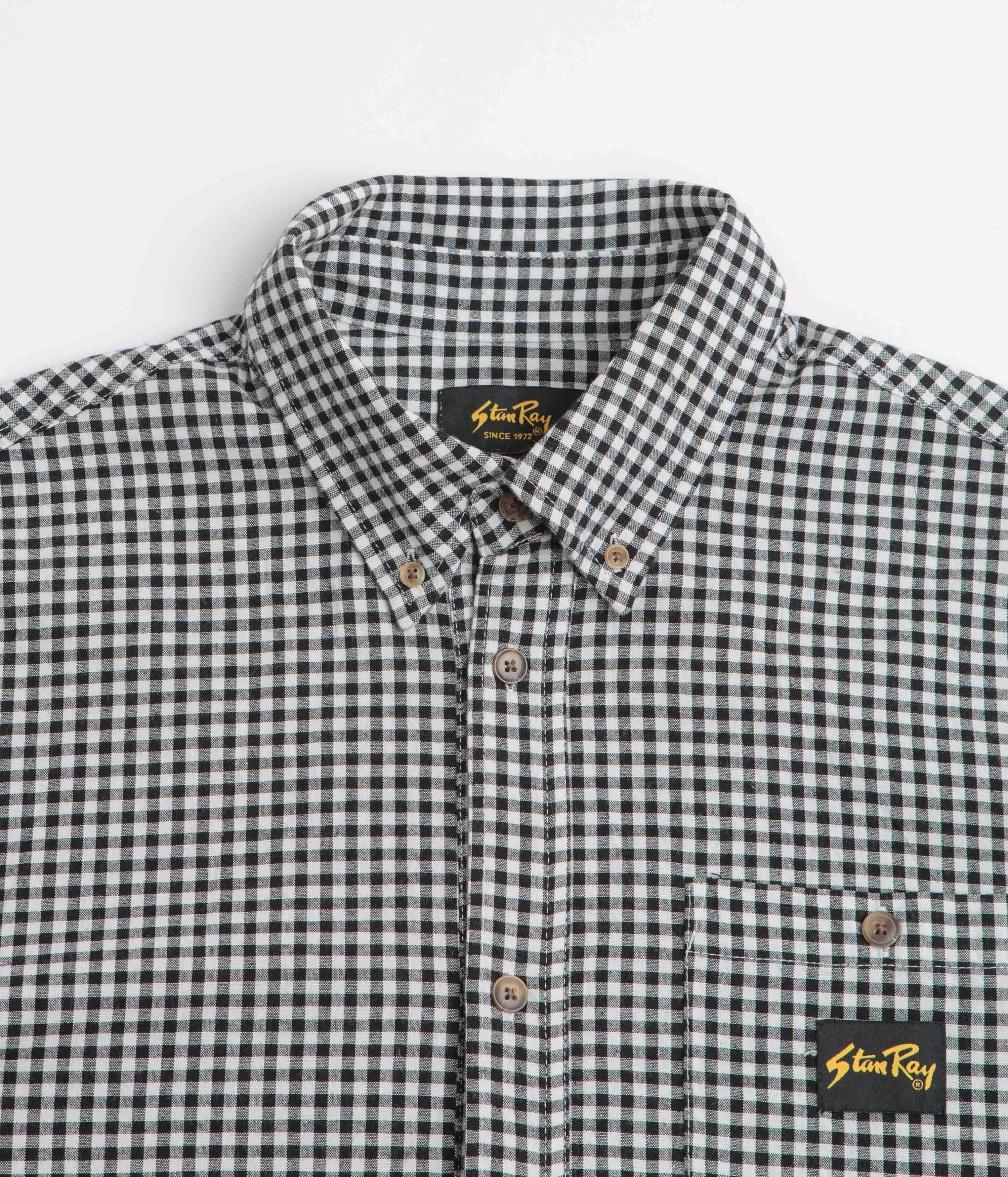 Stan Ray Short Sleeve Flannel Shirt - Shale Check