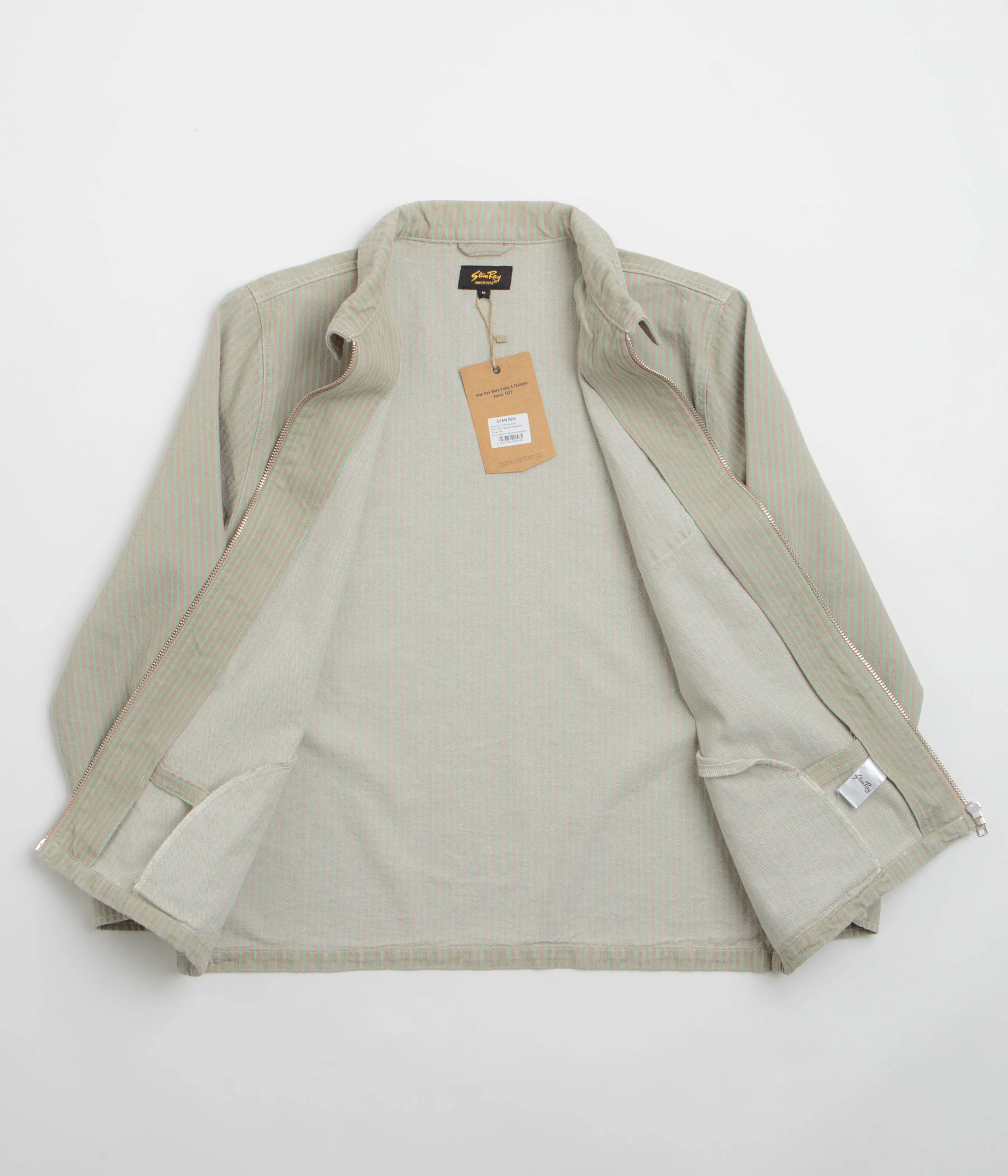 Stan Ray Zip Shirt - Quiet Green Hickory