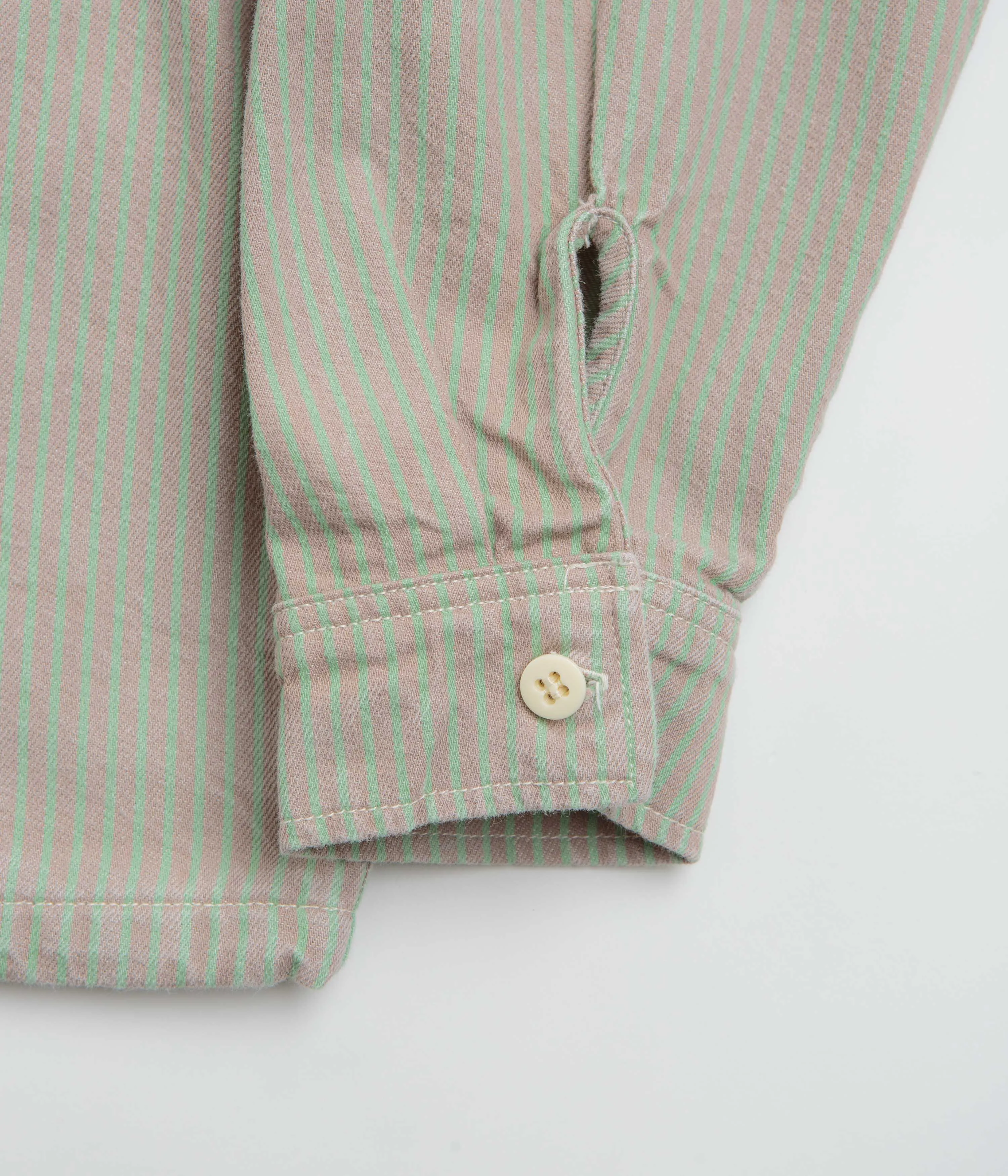 Stan Ray Zip Shirt - Quiet Green Hickory