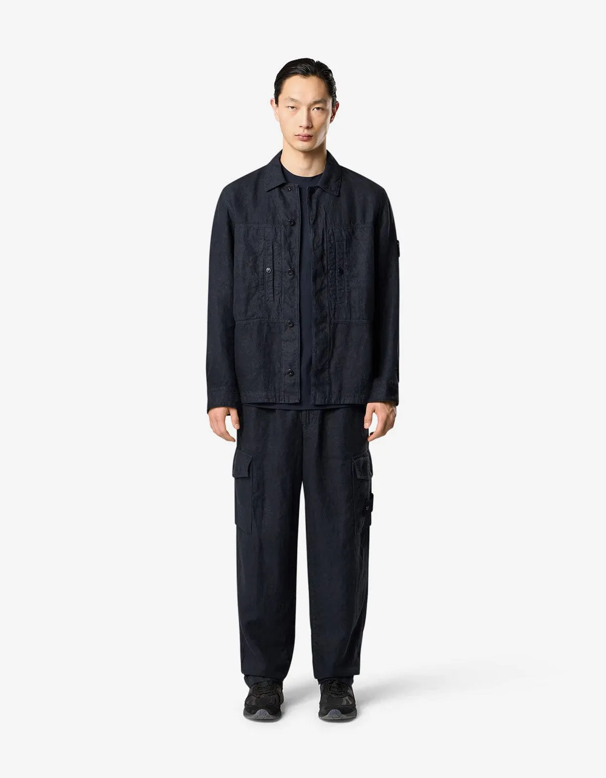 Stone Island Ghost Blue Cargo Trousers