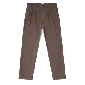 Sunspel Double Pleat Corduroy Trouser Cedar