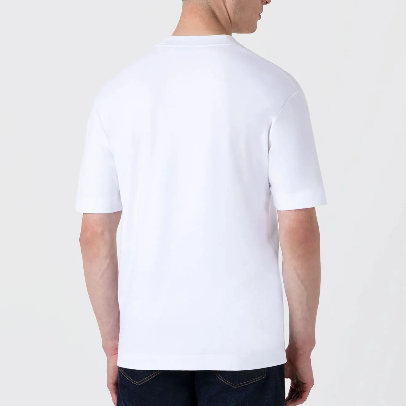 Sunspel Heavy Weight S/S Crew Tee White