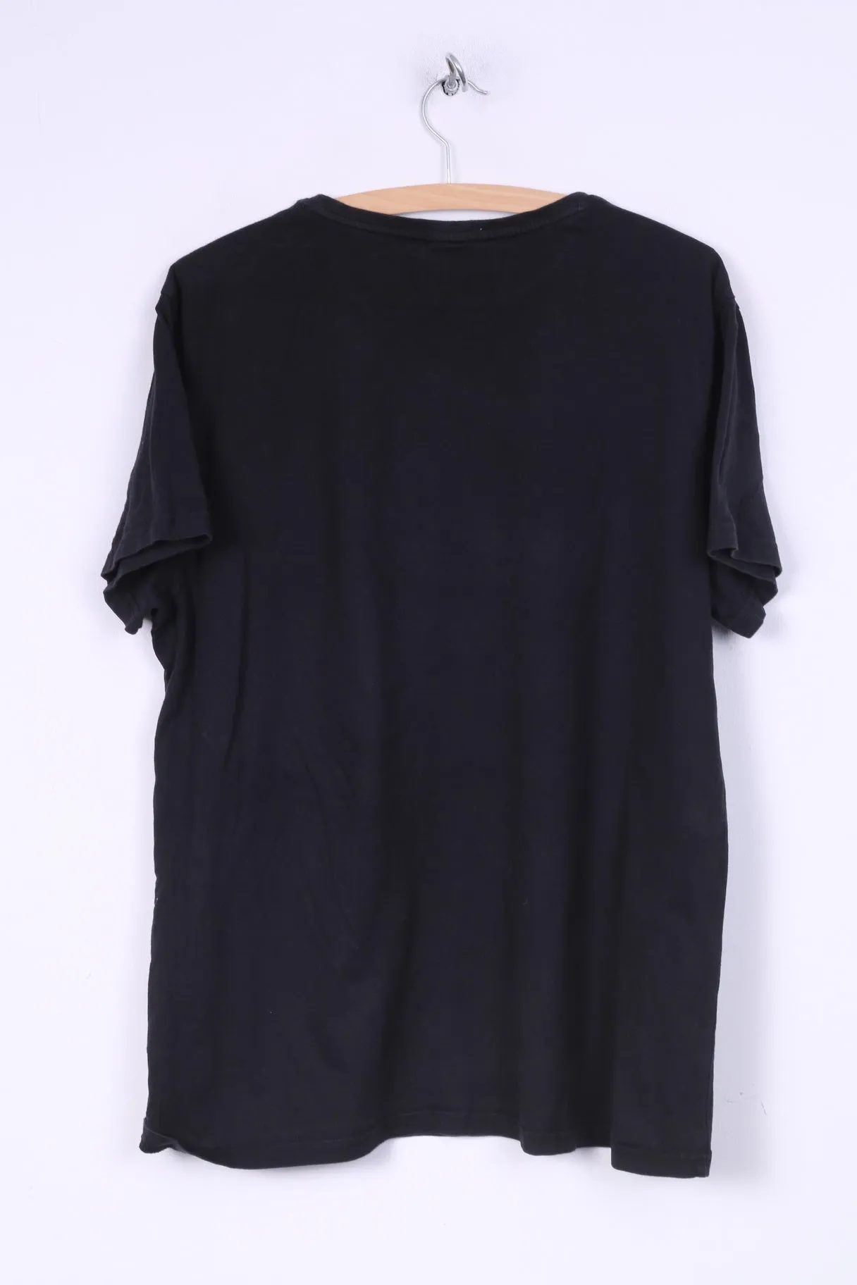 Superman Mens XL T- Shirt Graphic Cotton Black Batman v Superman Dawn of Justice