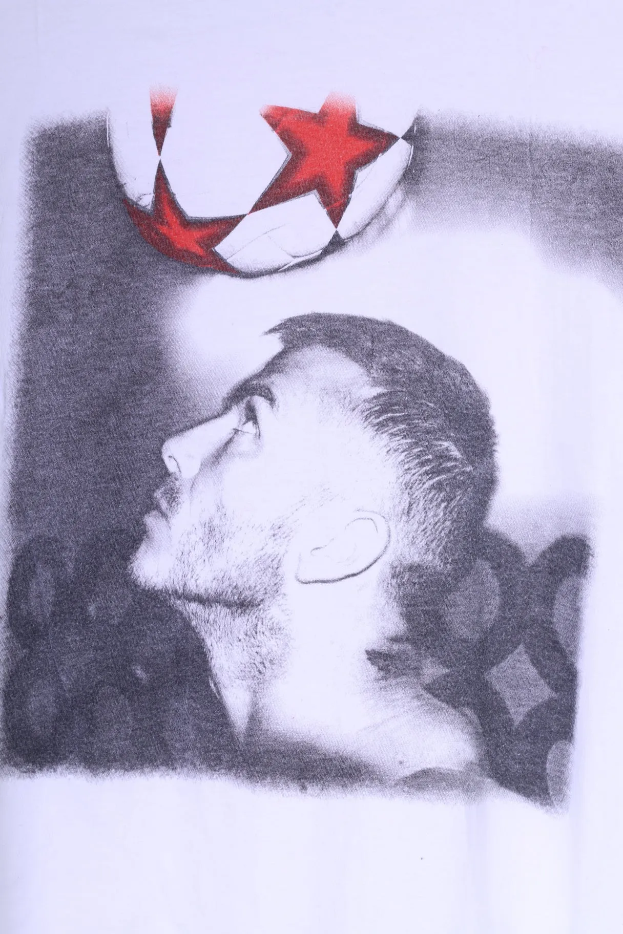The Beckhams For Sport Relief Mens L (M) T-Shirt White Cotton Crew Neck Top