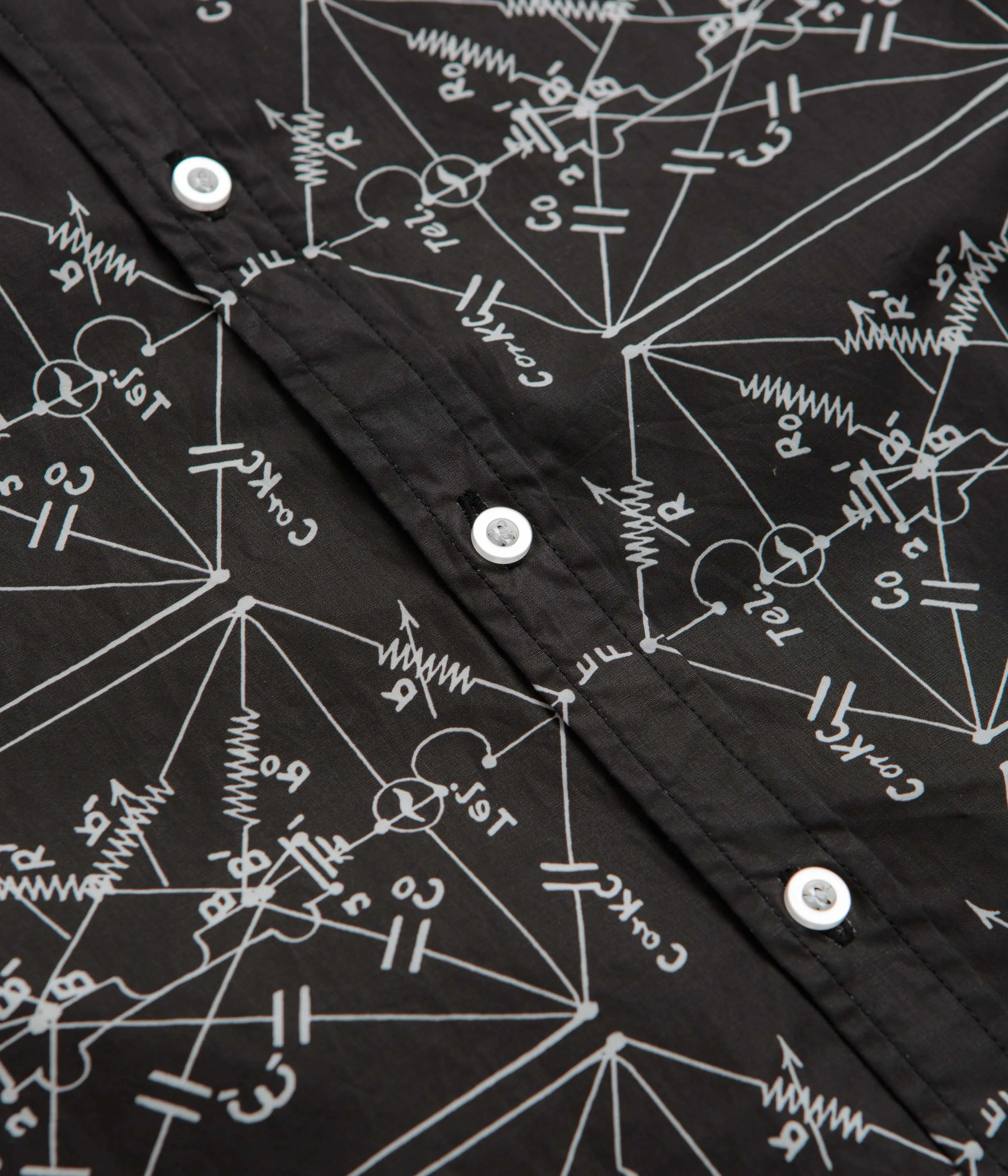 The Trilogy Tapes Envelopes All Over Print Shirt - Black