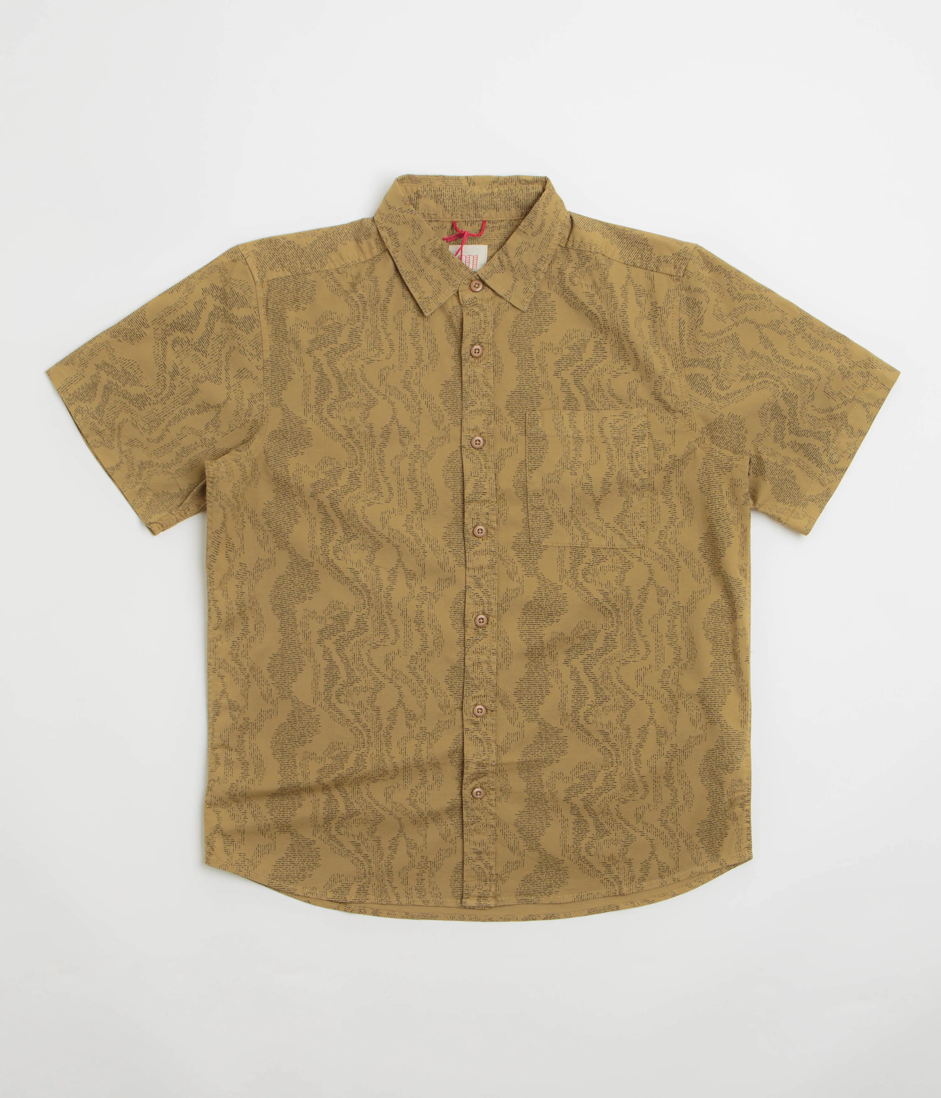 Topo Designs Dirt Desert Short Sleeve Shirt - Elmwood River Bed
