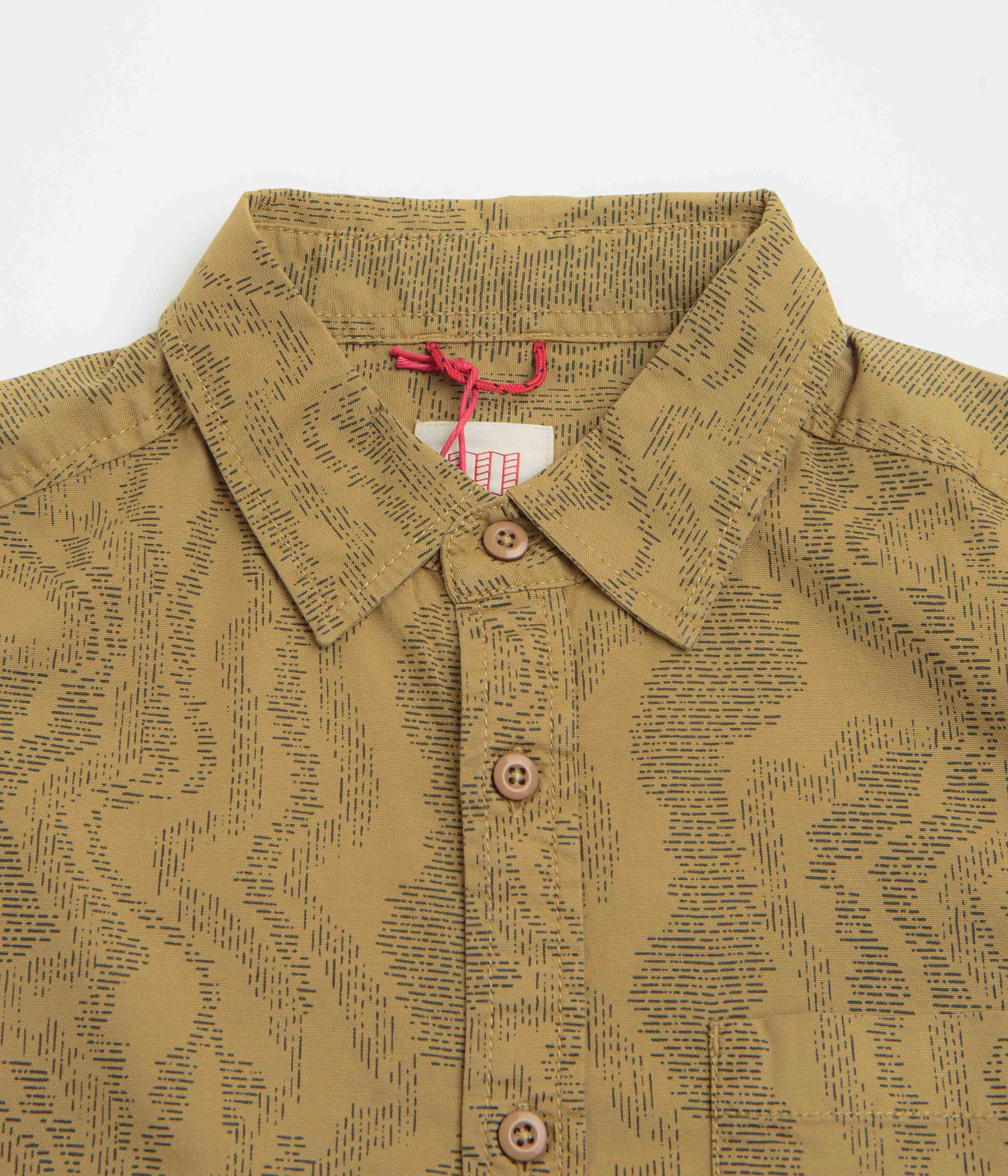 Topo Designs Dirt Desert Short Sleeve Shirt - Elmwood River Bed