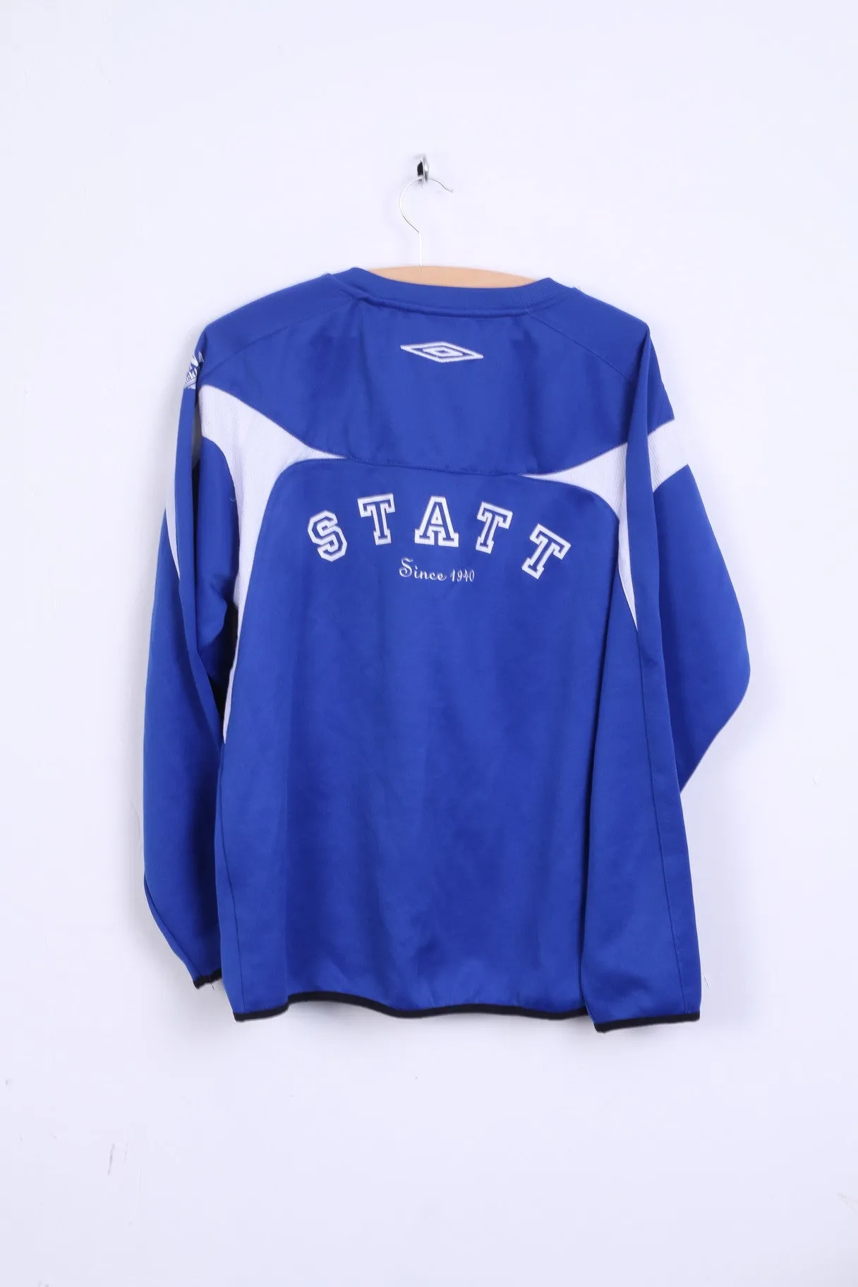 Umbro Karlskoga Sportklubb Mens L Shirt Blue Long Sleeve Greeks