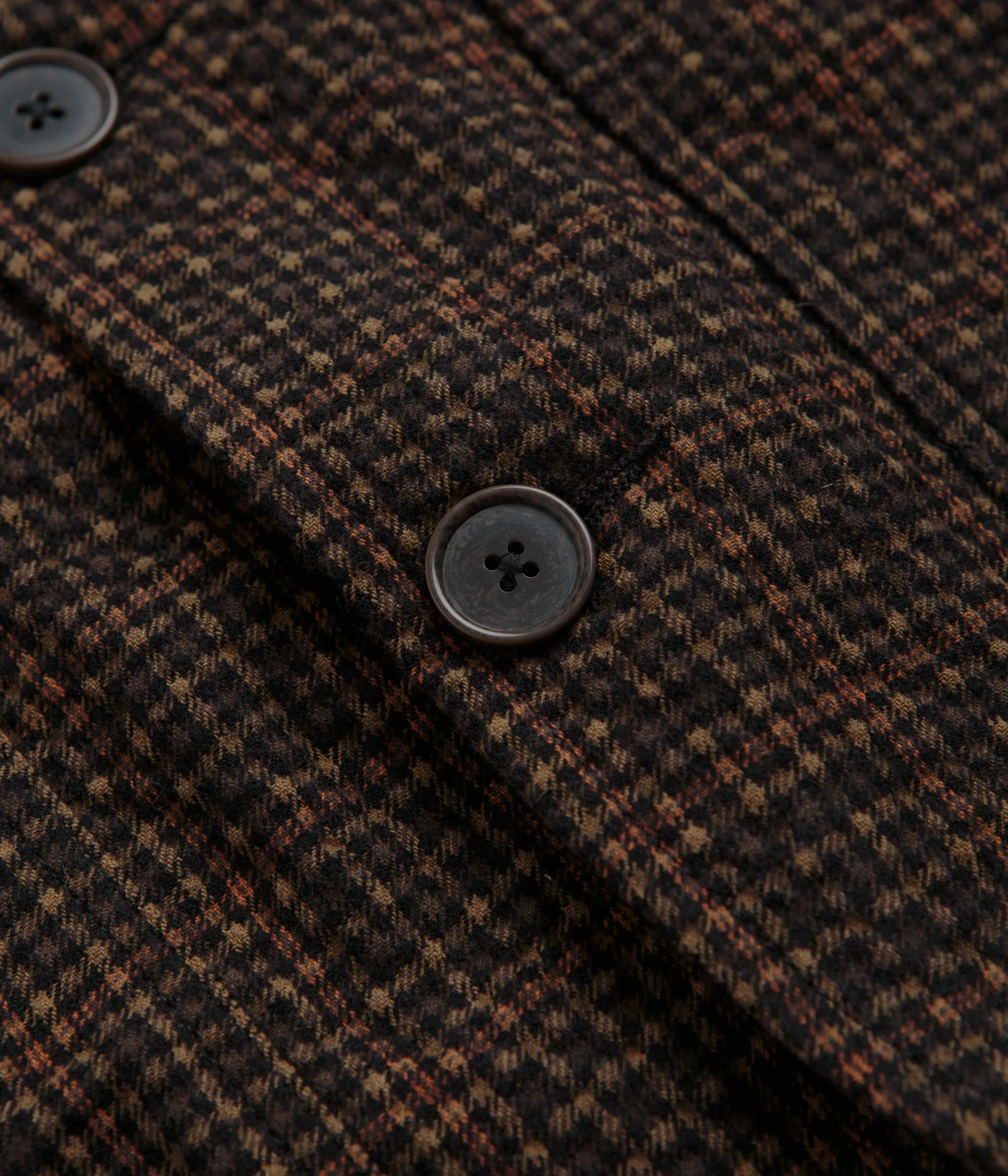 Universal Works Bakers C Jacket - Black / Olive