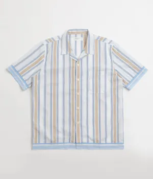 Universal Works Dean Road Shirt - Blue / Sand
