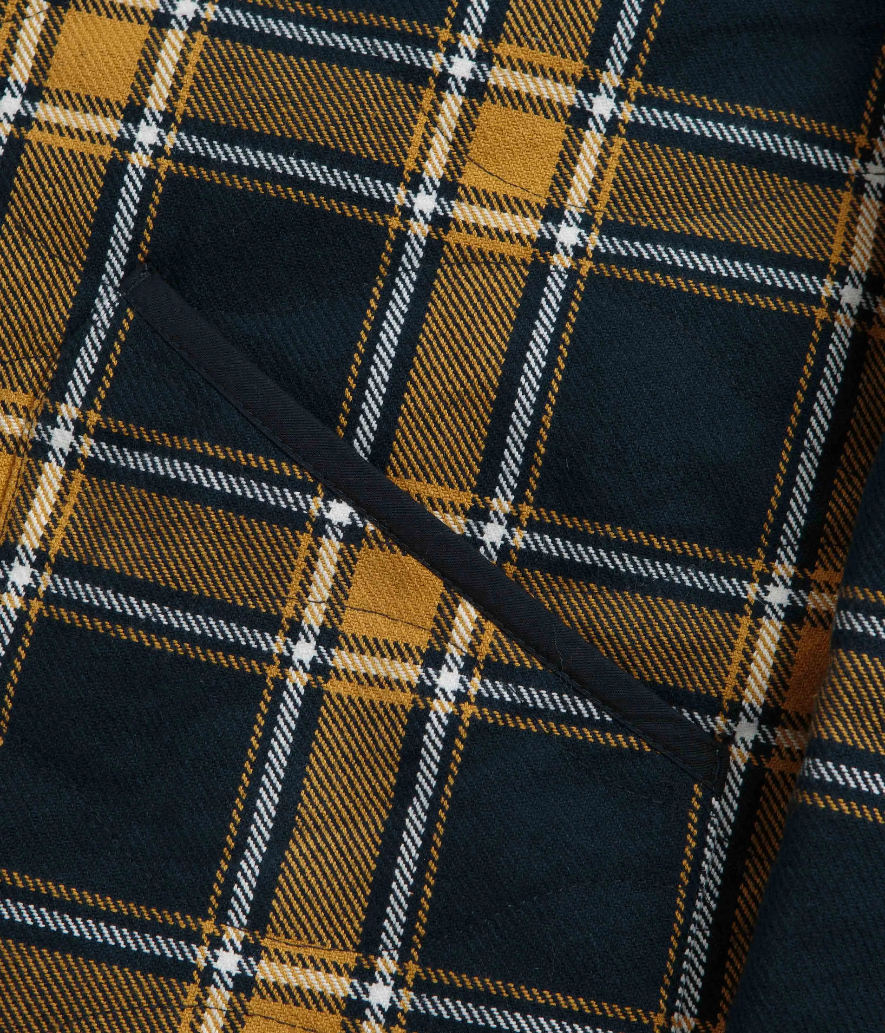 Universal Works Reversible Military Liner Jacket - Yellow / Navy