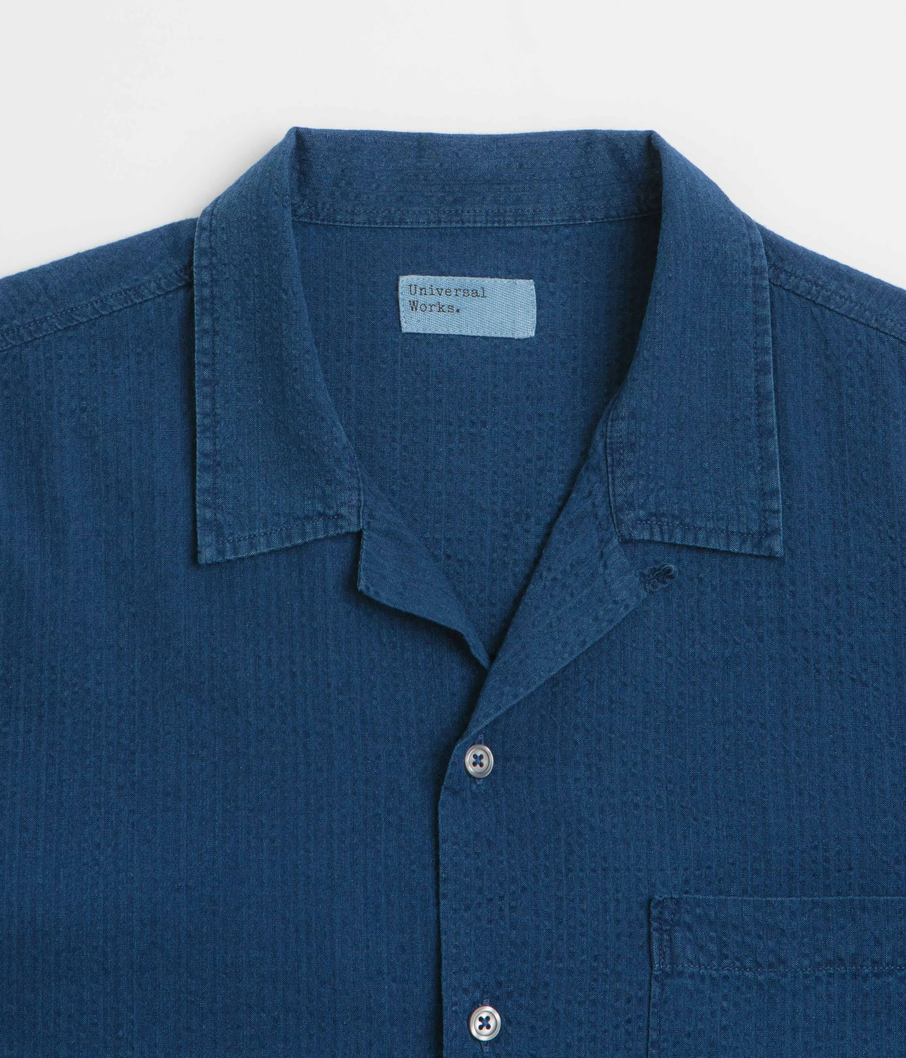 Universal Works Road Shirt - Washed Indigo