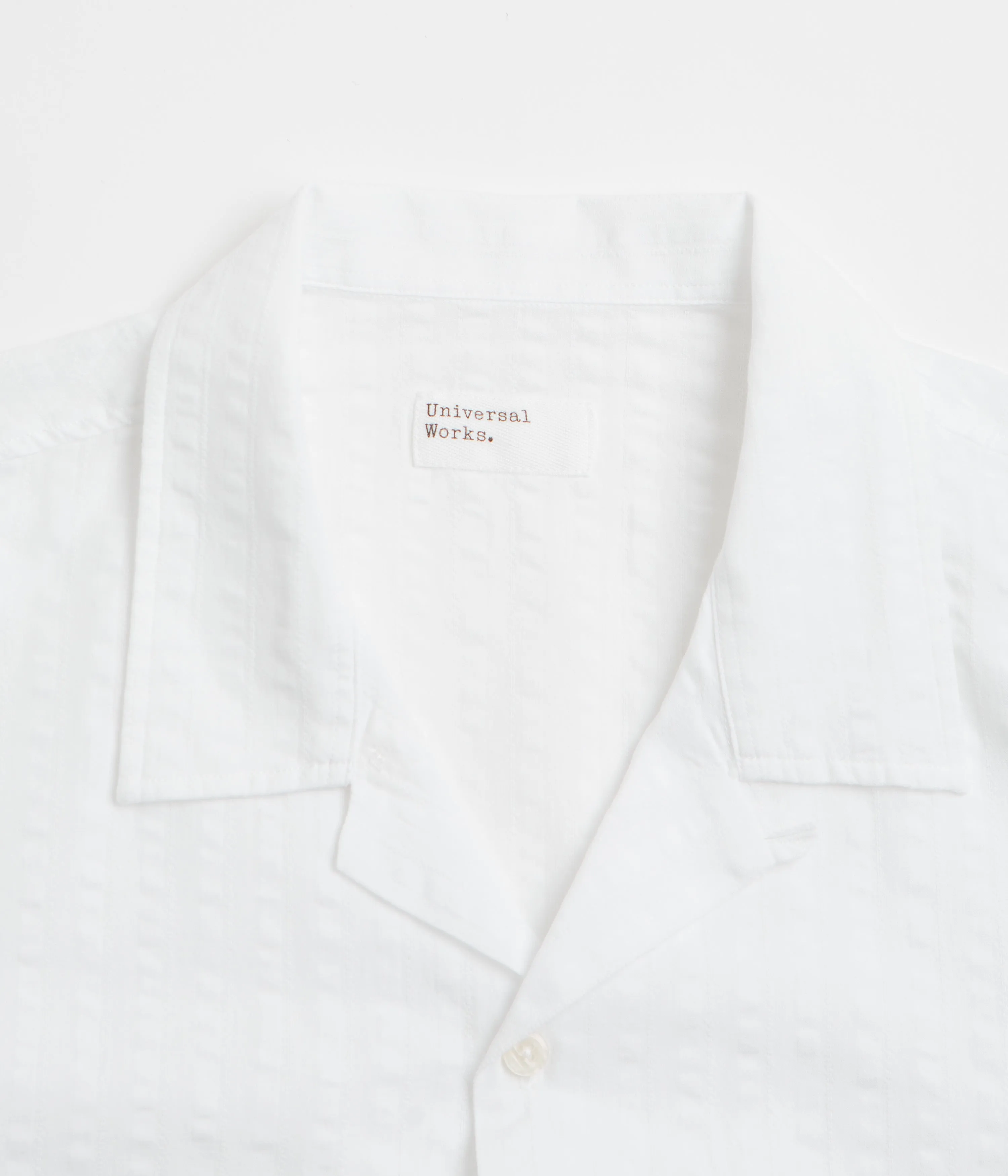 Universal Works Sal Road Shirt - White
