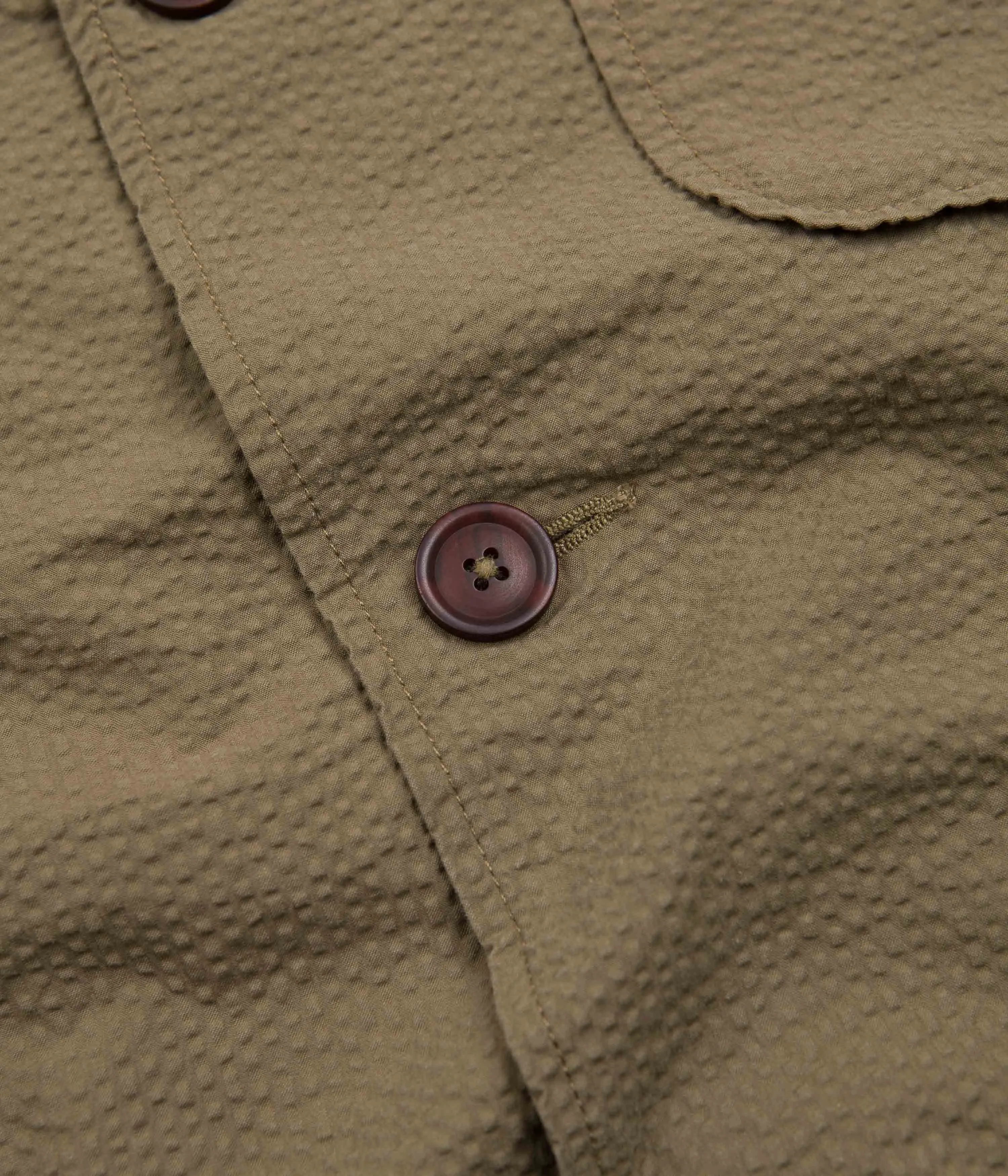Universal Works Three Button Jacket - Olive