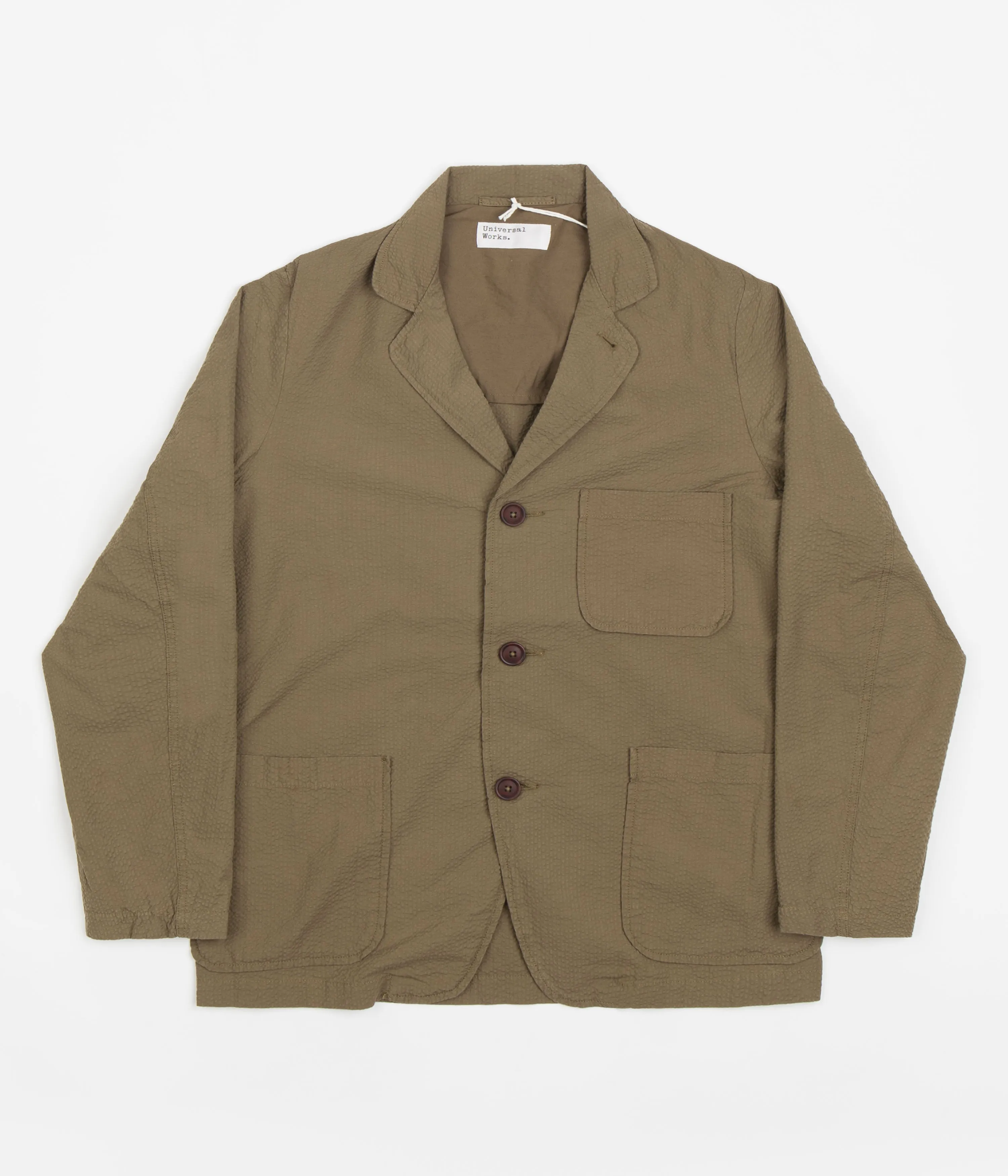 Universal Works Three Button Jacket - Olive