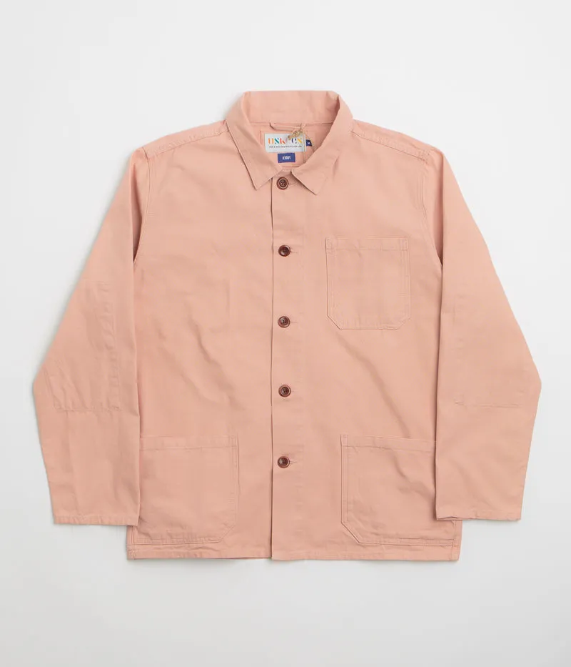 Uskees 3001 Buttoned Overshirt - Dusty Pink