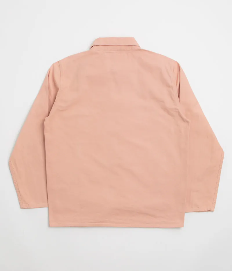Uskees 3001 Buttoned Overshirt - Dusty Pink