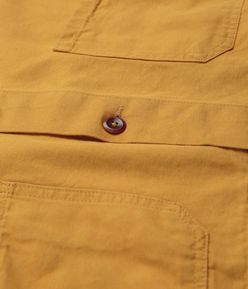 Uskees 3001 Buttoned Overshirt - Yellow