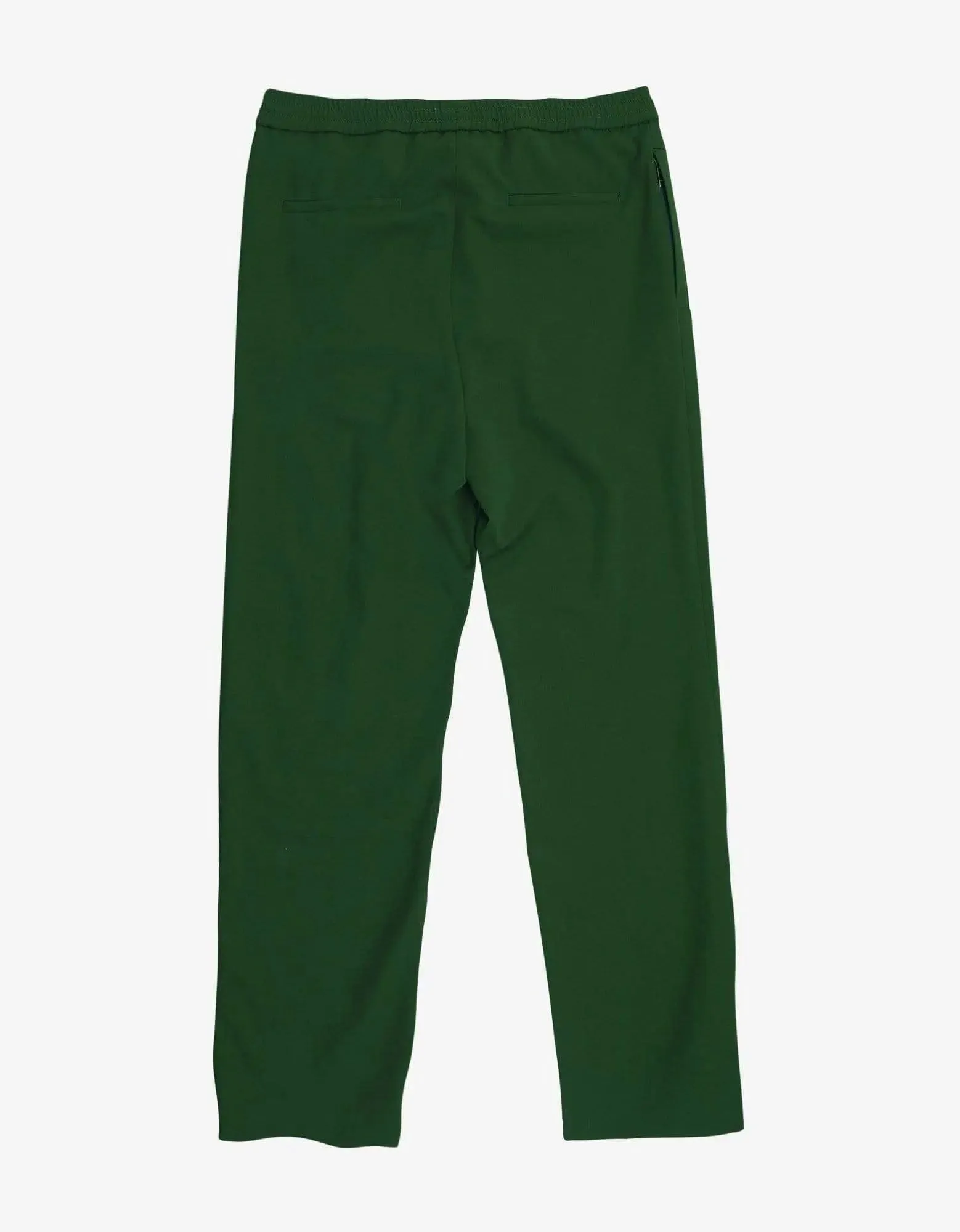 Valentino Green Side Stripe Trousers