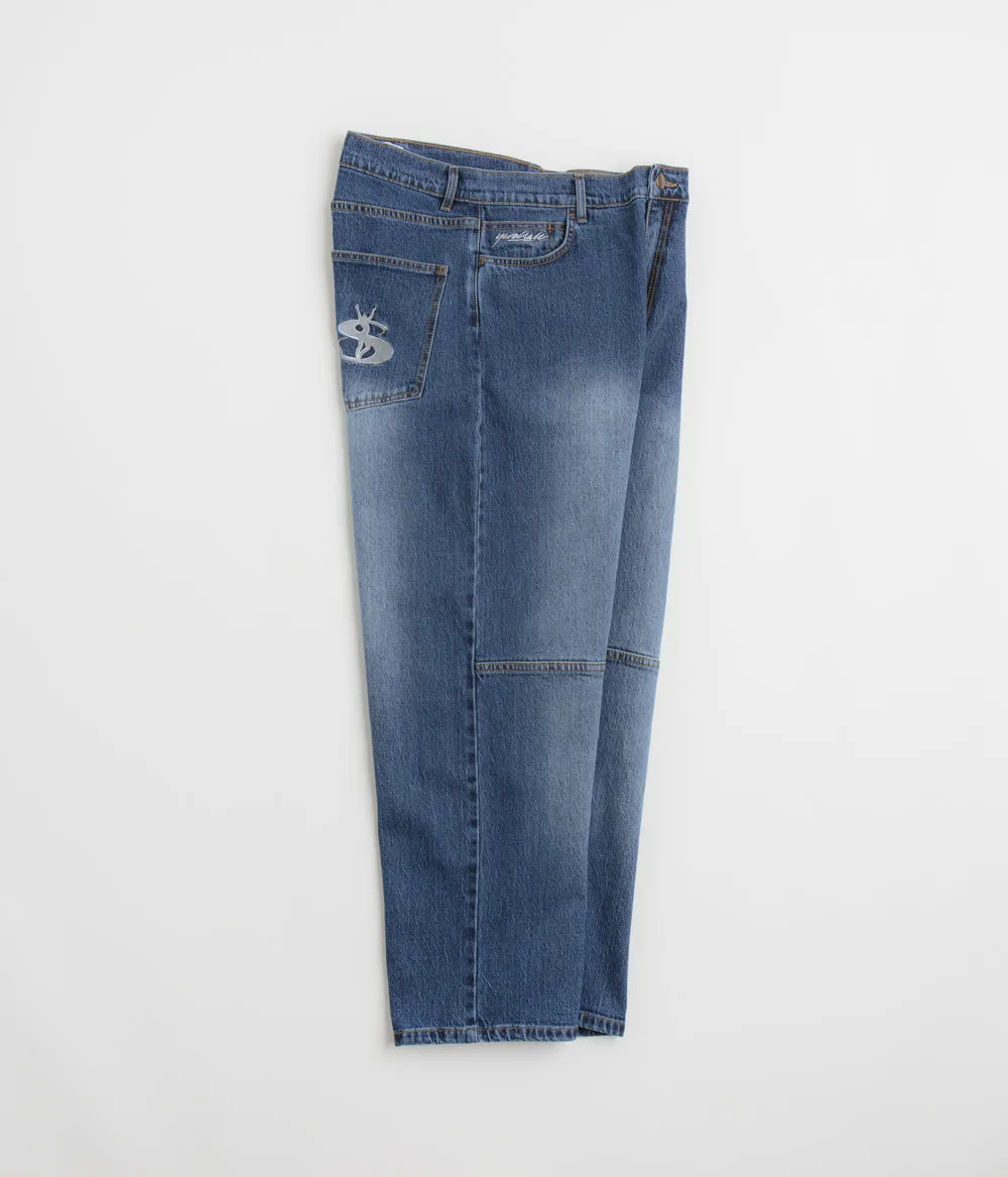 Yardsale Phantasy Panel Jeans - Denim / Faded