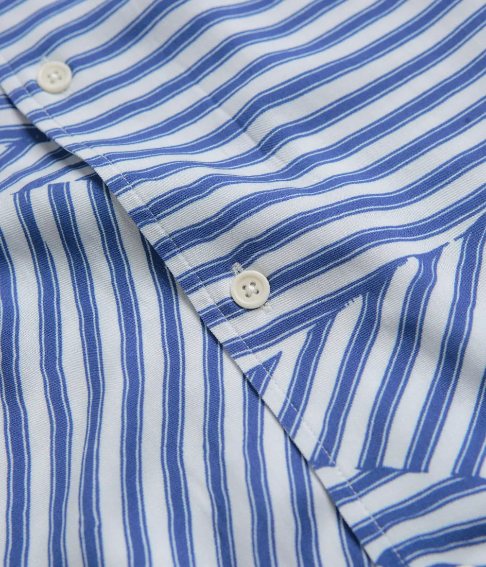 YMC Malick Shirt - Blue / White