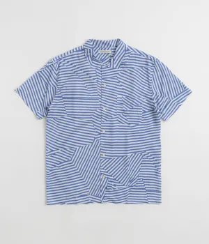 YMC Malick Shirt - Blue / White